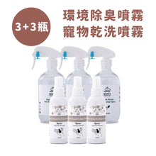 將圖片載入圖庫檢視器 有機寵物環境除臭噴霧*3+有機寵物乾洗噴霧*3(6件組)(預購)